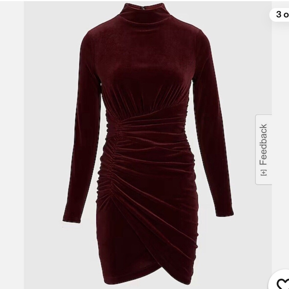 EXPRESS MINI VELVET DRESS